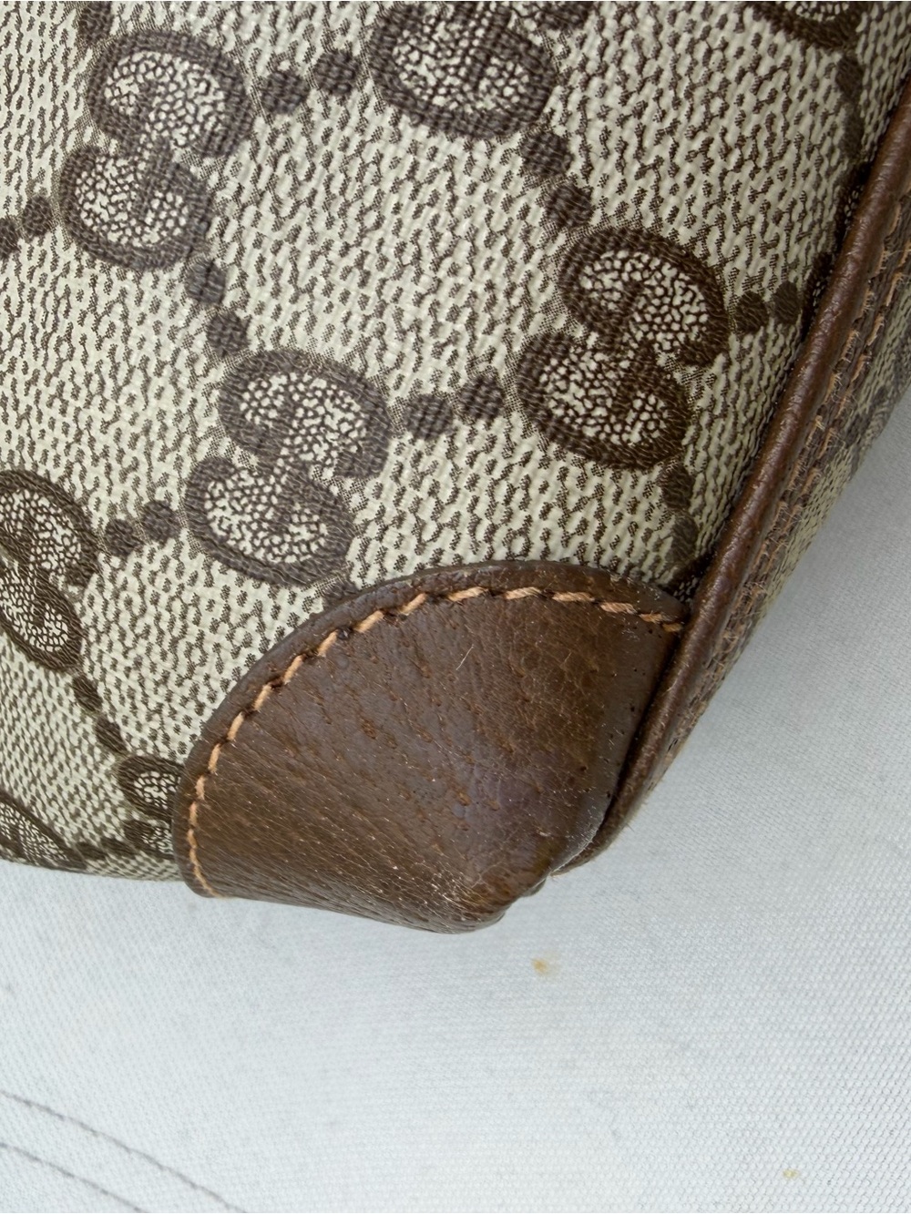Gucci Brown GG Supreme Canvas Tote - Picture 9 of 15